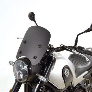 WINDSCREEN ISOTTA BENELLI LEONCINO 500 2018-2020, MATT BLACK