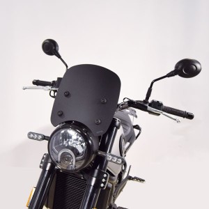 WINDSCREEN ISOTTA BENELLI LEONCINO 500 2018-2020, MATT BLACK