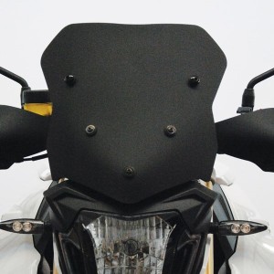 ISOTTA WINDSCREEN BMW F 800 R 2015-2019, MATT BLACK