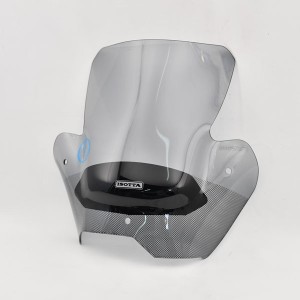 ISOTTA DOUBLE BUMP WINDSCREEN BMW F 800 R 2009-2014, LIGHT SMOKE