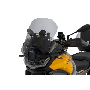 ISOTTA GRAND TOURING WINDSCREEN MOTO GUZZI STELVIO 2024-2025, LIGHT SMOKE