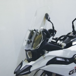 CUPOLINO ISOTTA MEDIA PROTEZIONE BMW F 750 GS 2018-2020, TRASPARENTE