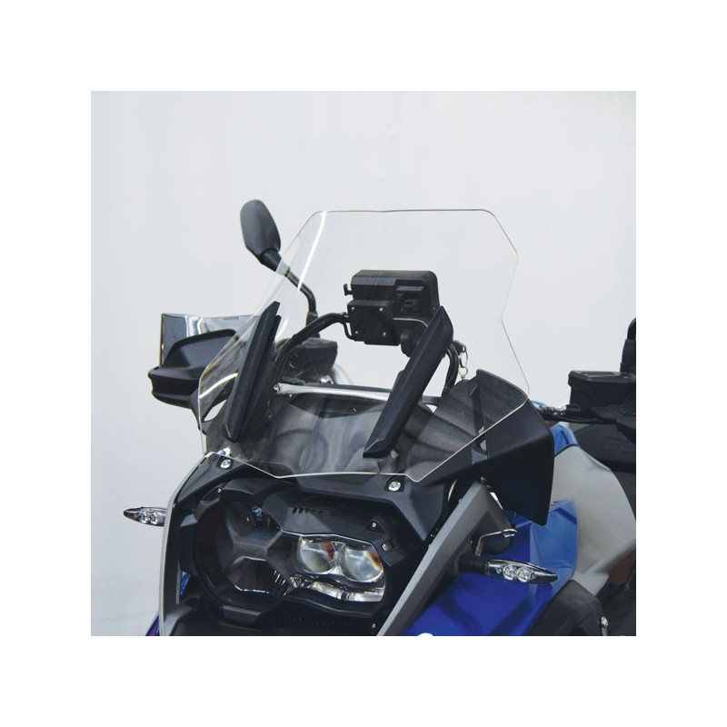 ISOTTA MEDIUM PROTECTION WINDSCREEN BMW R 1250 GS 2021-2024, MATT BLACK