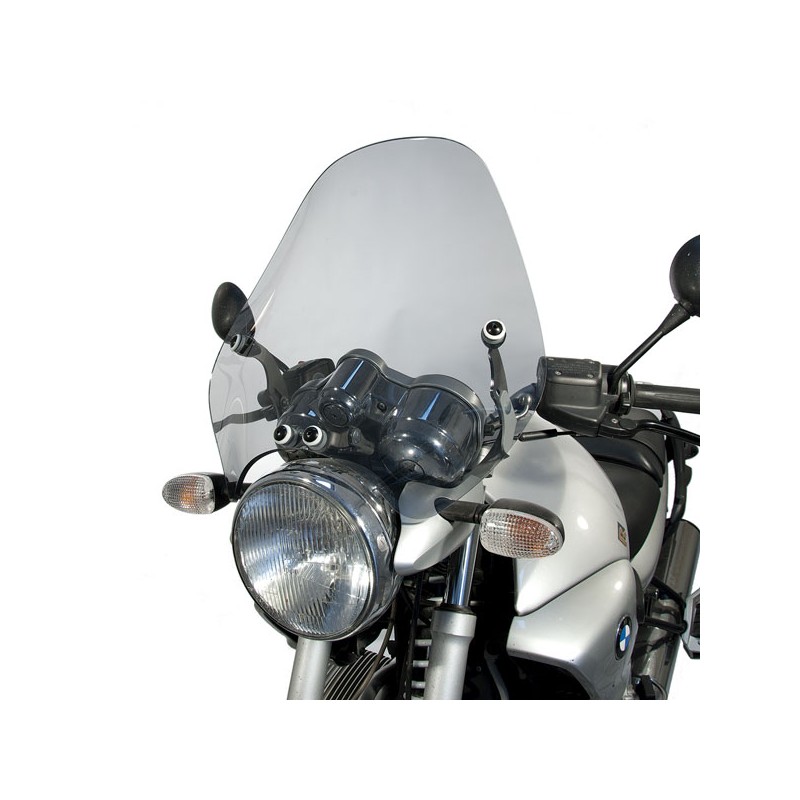 ISOTTA MEDIUM WINDSCREEN WITH VARIABLE ANGLE PROTECTION BMW R 1150 R 2001-2005, TRANSPARENT