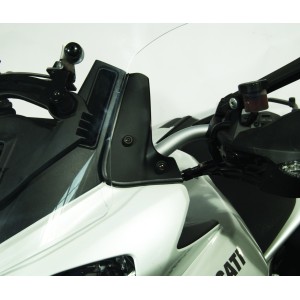 ISOTTA WINDSCREEN MEDIUM PROTECTION DUCATI MULTISTRADA 1200 2013-2014, LIGHT SMOKE