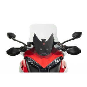 CUPOLINO ISOTTA MEDIA PROTEZIONE DUCATI MULTISTRADA V4 2021-2024, FUME' CHIARO