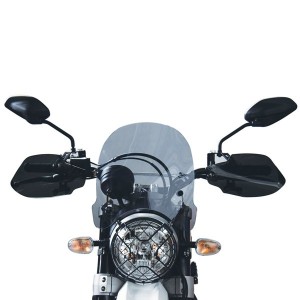 CUPOLINO ISOTTA MEDIA PROTEZIONE DUCATI SCRAMBLER DESERT SLED 2019-2020, FUME' SCURO