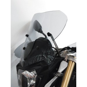 ISOTTA MEDIUM WINDSCREEN PROTECTION FOR OEM ATTACHMENTS BMW F 800 R 2015-2019, DARK SMOKE