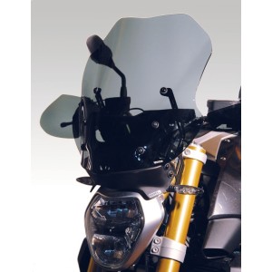 CUPOLINO ISOTTA MEDIO CON SPOILER ANTIRIFLESSO BMW R 1200 R 2015-2019, TRASPARENTE
