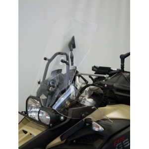 ISOTTA WINDSCREEN FOR OEM MOUNTS BMW F 800 GS ADVENTURE 2013-2018, LIGHT SMOKED