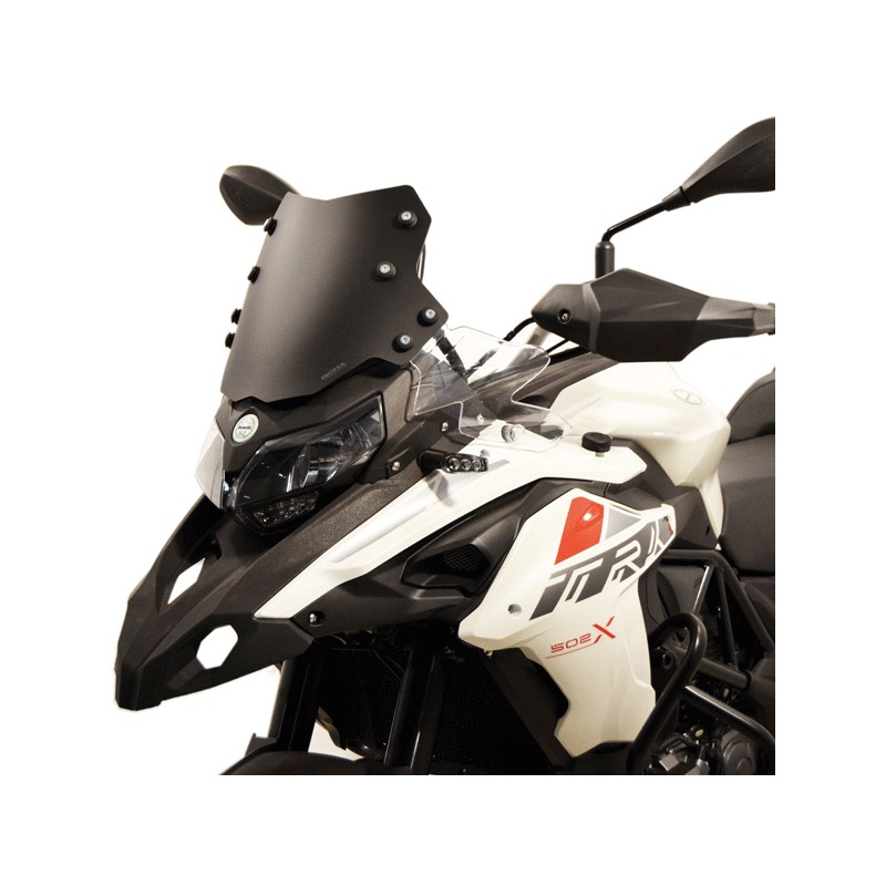 ISOTTA RALLY WINDSCREEN BENELLI TRK 502 2018-2020, MATT BLACK