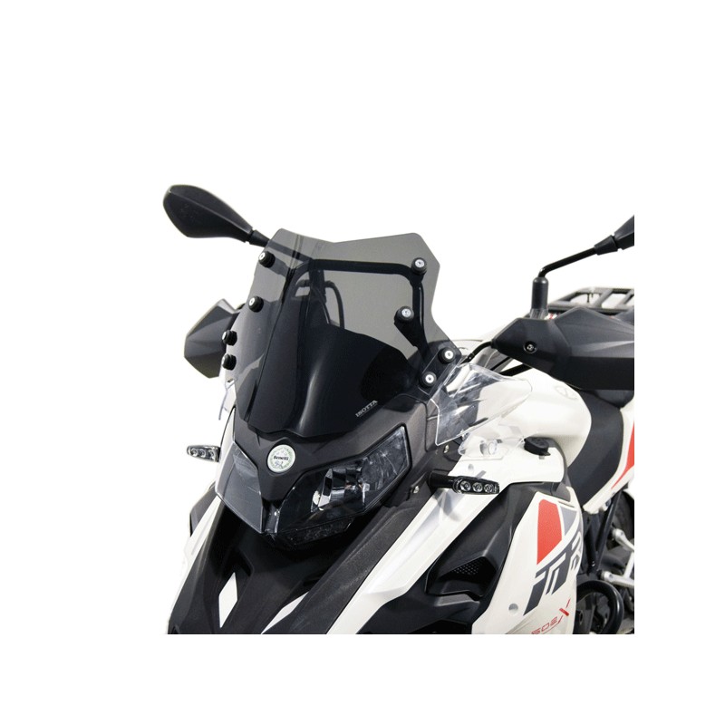 ISOTTA RALLY WINDSCREEN BENELLI TRK 502 2021-2024, DARK SMOKE