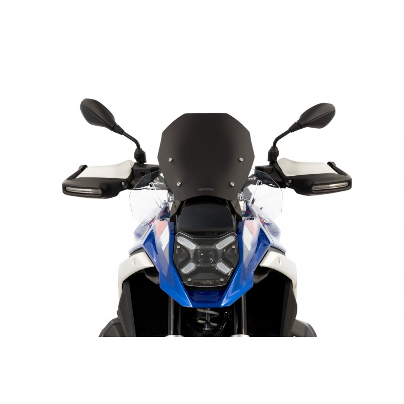 ISOTTA RALLY WINDSCREEN BMW R 1300 GS 2023-2024 WITH RADAR, MATT BLACK