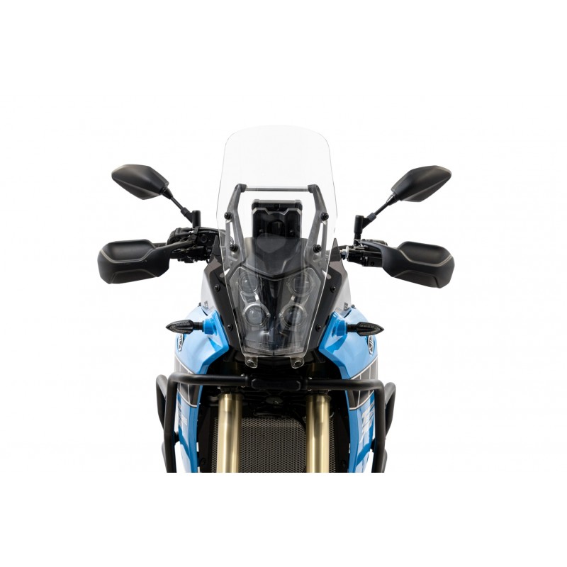 CUPOLINO ISOTTA RALLY CON PROTEZIONE FARO YAMAHA TENERE 700 2021-2024 (DM11), TRASPARENTE