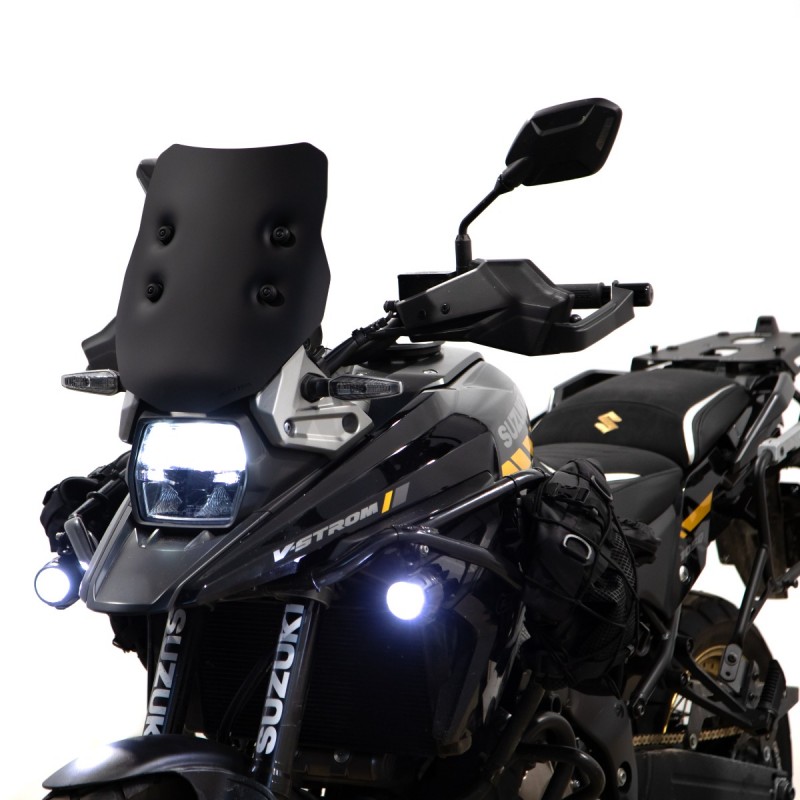 CUPOLINO ISOTTA RALLY SUZUKI V-STROM 1050 2023-2024, NERO OPACO