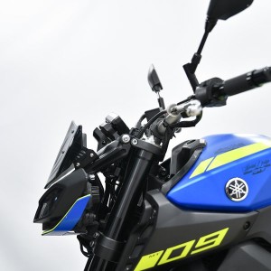 CUPOLINO ISOTTA SPORT-FLY YAMAHA MT-09 2017-2020, FUME' SCURO