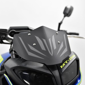 ISOTTA SPORT-FLY WINDSCREEN YAMAHA MT-09 2017-2020, MATT BLACK