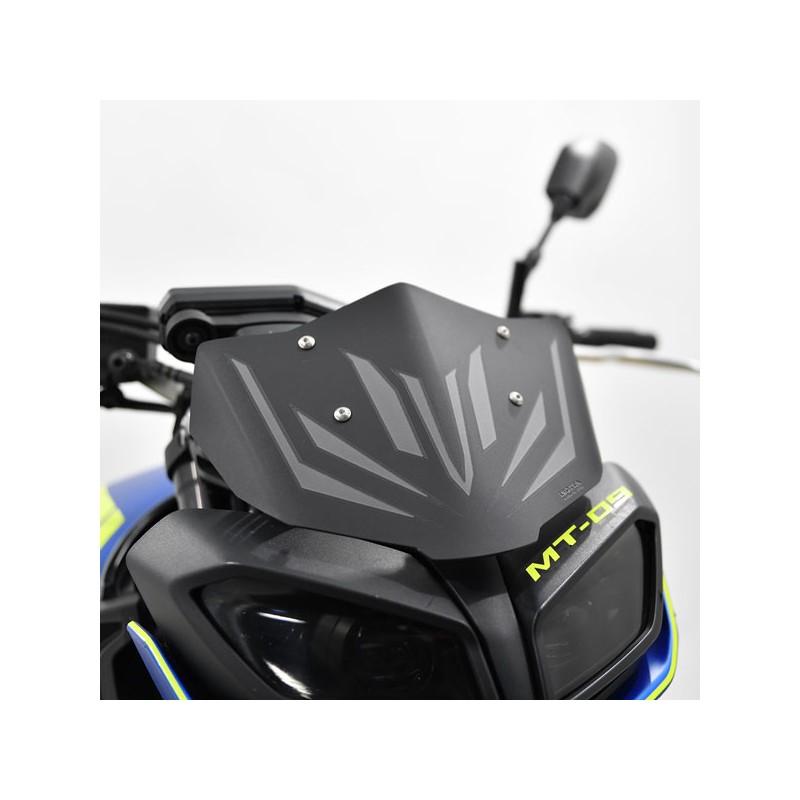 ISOTTA SPORT-FLY WINDSCREEN YAMAHA MT-09 2017-2020, MATT BLACK