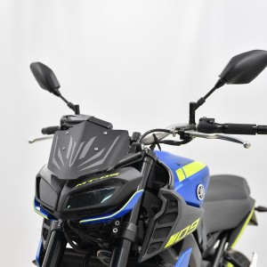 ISOTTA SPORT-FLY WINDSCREEN YAMAHA MT-09 2017-2020, MATT BLACK