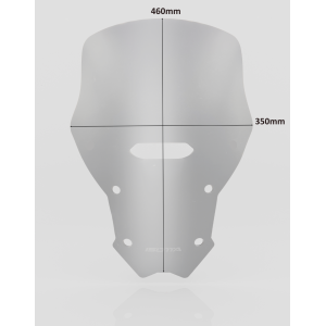 CUPOLINO ISOTTA STANDARD HONDA AFRICA TWIN 1100 2020-2023, FUME' SCURO