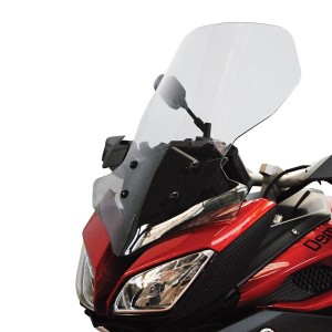 CUPOLINO ISOTTA TOURING ALTO PER ATTACCHI OEM YAMAHA TRACER 900 2015-2017, FUME' CHIARO
