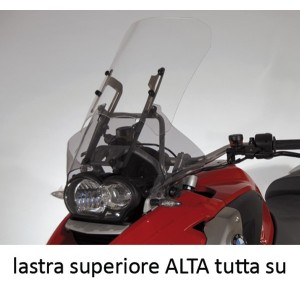 ISOTTA WINTER-SUMMER ADJUSTABLE WINDSCREEN BMW R 1200 GS 2010-2012, LIGHT SMOKED/TRANSPARENT