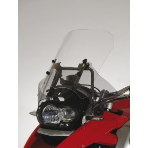 ISOTTA WINTER-SUMMER ADJUSTABLE WINDSCREEN BMW R 1200 GS ADVENTURE 2006-2009, LIGHT SMOKED/TRANSPARENT