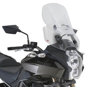 GIVI AIRFLOW SLIDING WINDSHIELD KAWASAKI VERSYS 1000 2015-2016, TRANSPARENT