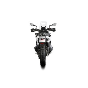 TERMINALE MIVV DAKAR KTM 890 ADVENTURE R 2025 (EURO 5+), OMOLOGATO ACCIAIO BLACK