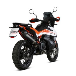 TERMINALE MIVV OVALE KTM 890 ADVENTURE R 2025 (EURO 5+), OMOLOGATO CARBONIO