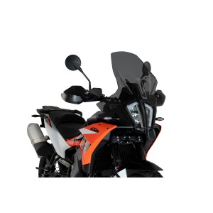 PUIG TOURING WINDSCREEN KTM 890 ADVENTURE R 2023-2024, DARK SMOKE