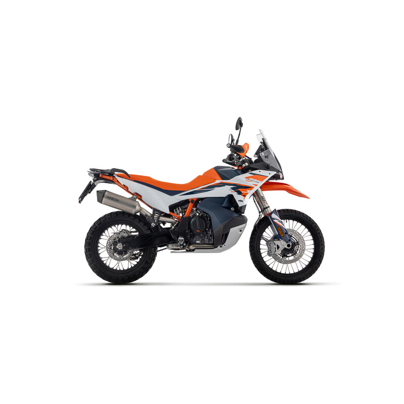 TERMINALE ARROW RACE-TECH KTM 890 ADVENTURE R 2025 (EURO 5+), ALLUMINIO/CARBONIO, OMOLOGATO