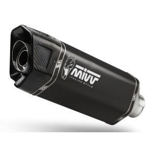 EXHAUST MIVV SR-1 HONDA HORNET 750 2025-2026, APPROVED BLACK/CARBON