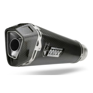 TERMINALE MIVV DELTA RACE HONDA HORNET 750 2025, OMOLOGATO CARBONIO