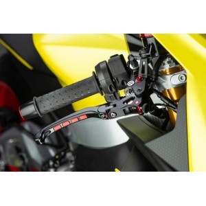 PAR DE MANETAS DE FRENO Y EMBRAGUE LIGHTECH ALIEN APRILIA TUONO 660 2025