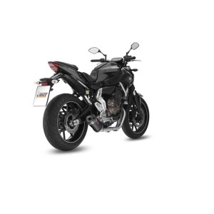 IMPIANTO DI SCARICO COMPLETO MIVV OVALE YAMAHA MT-07 2021-2024, DEKAT CARBONIO