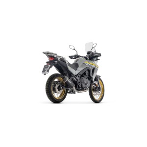 TERMINALE ARROW INDY RACE EVO HONDA TRANSALP 750 2025-2026 (EURO 5+), ALLUMINIO/CARBONIO, OMOLOGATO