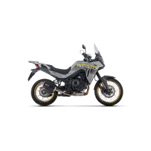 ARROW INDY RACE EXHAUST HONDA TRANSALP 750 2025-2026 (EURO 5+), DARK ALUMINUM/STEEL, APPROVED