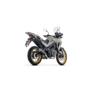 ARROW INDY RACE EXHAUST HONDA TRANSALP 750 2025 (EURO 5+), DARK ALUMINUM/STEEL, APPROVED