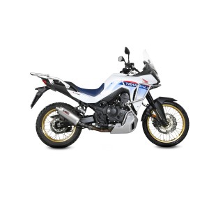 TERMINALE MIVV OVALE HONDA TRANSALP 750 2025 (EURO 5+), OMOLOGATO ACCIAIO