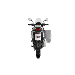 TERMINALE MIVV OVALE HONDA TRANSALP 750 2025 (EURO 5+), OMOLOGATO ACCIAIO