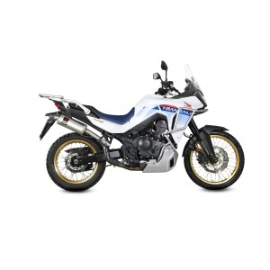 EXHAUST MIVV DAKAR HONDA TRANSALP 750 2025-2026 (EURO 5+), APPROVED STEEL