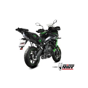 MIVV DELTA RACE COMPLETE EXHAUST SYSTEM KAWASAKI VERSYS 650 2024-2025 (EURO 5+), BLACK/CARBON
