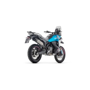TERMINALE ARROW INDY RACE EVO CF MOTO 800 MT-X ALTA 2025 (EURO 5+), TITANIO/CARBONIO, OMOLOGATO