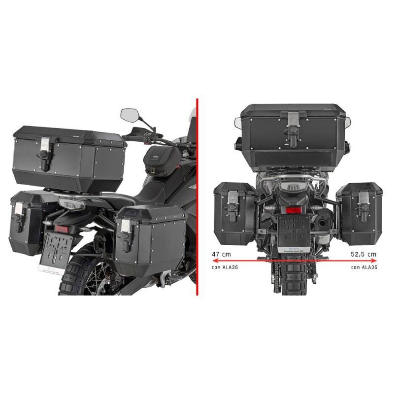 PORTAVALIGIE LATERALE GIVI PL ONE-FIT MONOKEY CF MOTO 800 MT-X ALTA 2025