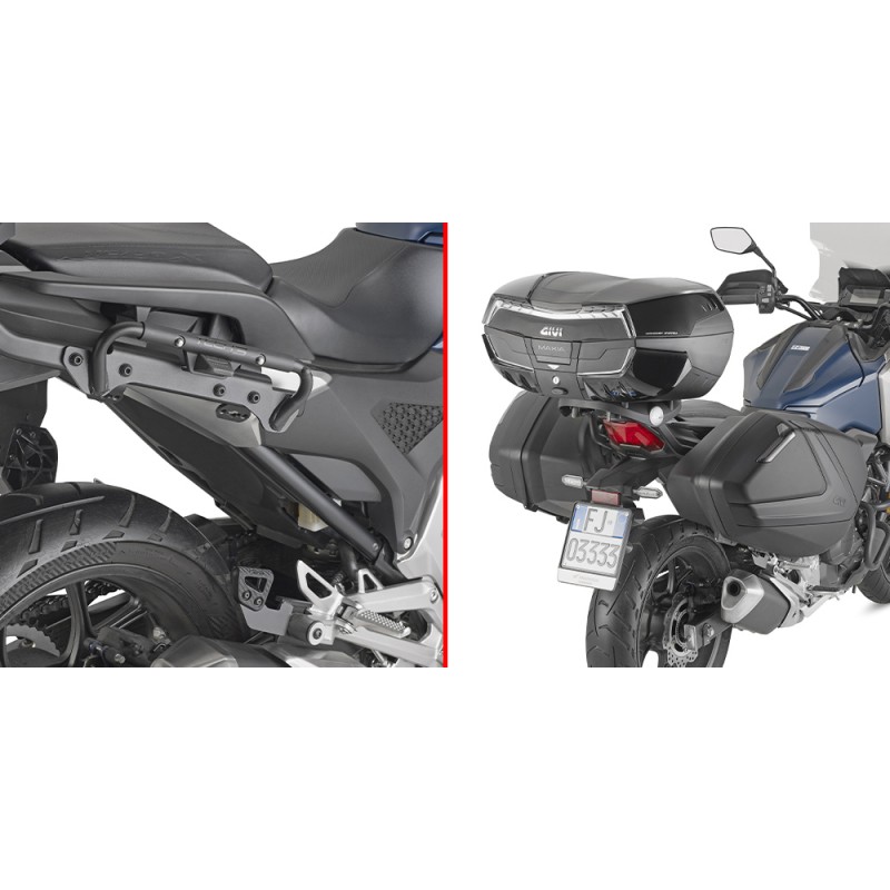 SPEZIFISCHER STAHLROHR-SEITENKOFFERTRÄGE GIVI FÜR KOFFER MONOKEY SIDE HONDA NC 750 X 2025