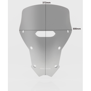 ISOTTA ISOTTA WINDSCREEN HONDA AFRICA TWIN 1100 ADVENTURE SPORTS 2022-2023, MATT BLACK