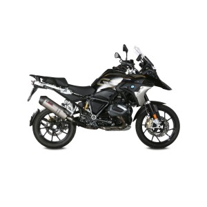 TERMINALE MIVV OVALE BMW R 1250 GS 2021-2024, OMOLOGATO TITANIO/CARBONIO