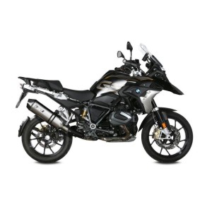 TERMINALE MIVV SPEED EDGE BMW R 1250 GS ADVENTURE 2021-2024, OMOLOGATO ACCIAIO/CARBONIO