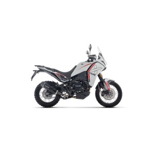 ARROW INDY RACE EVO SILENCER MOTO MORINI X-CAPE 700 2025 (EURO 5+), DARK ALUMINUM/CARBON, APPROVED